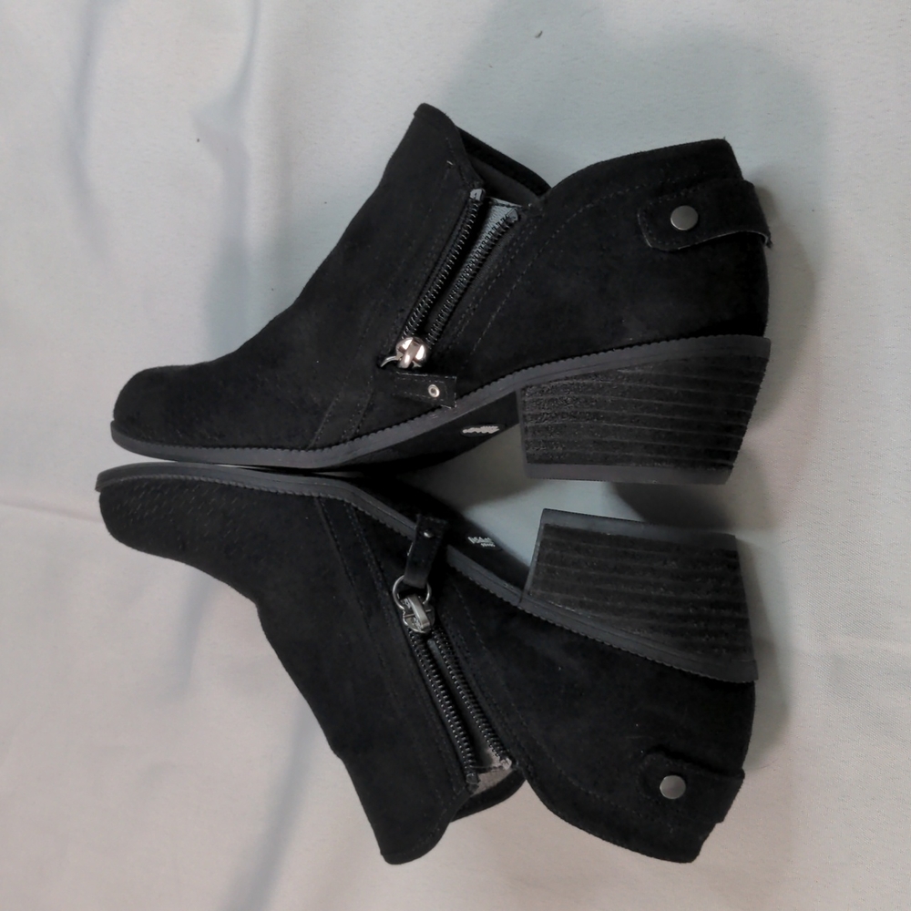 Dr. Scholls Women's Black Better Almond Toe Block Heel Size 6.5 - Picture 4 of 8